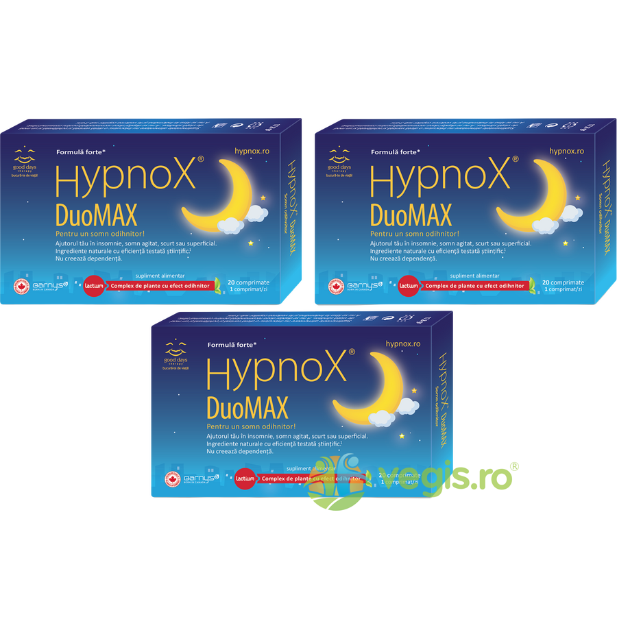 Oferte la Pachet Hypnox DuoMax 3 x 20cpr Good Days Therapy,
