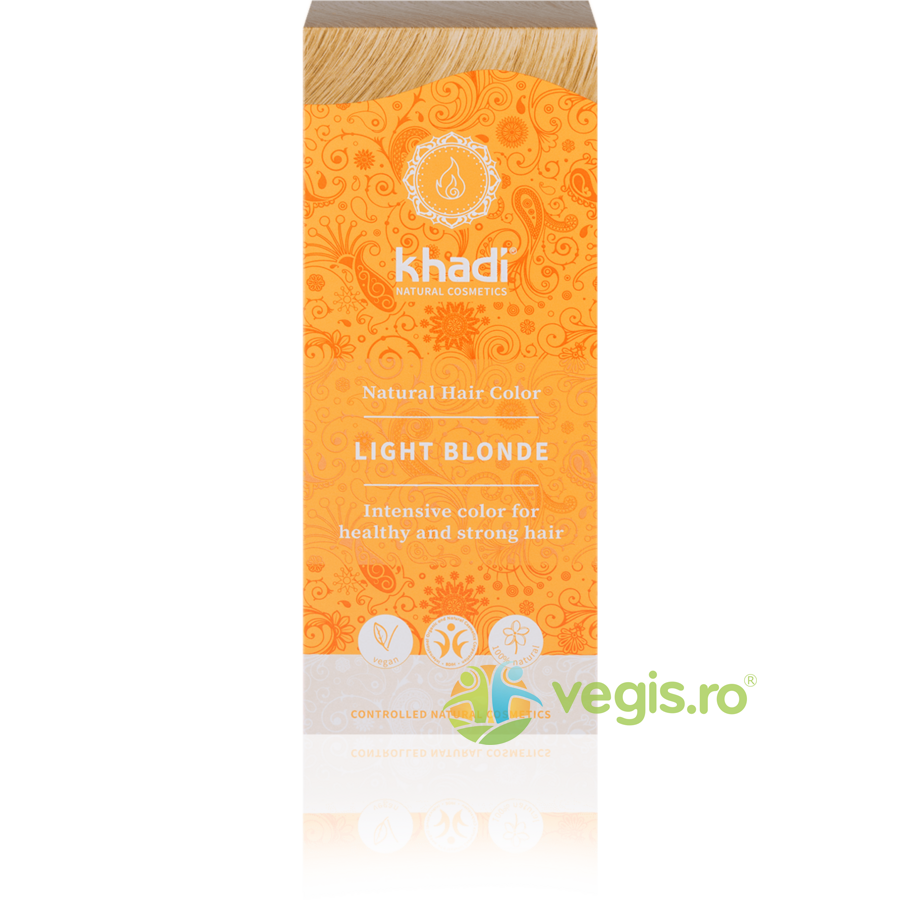 Oferte la Vopsea de Par Naturala Blond Deschis 100g