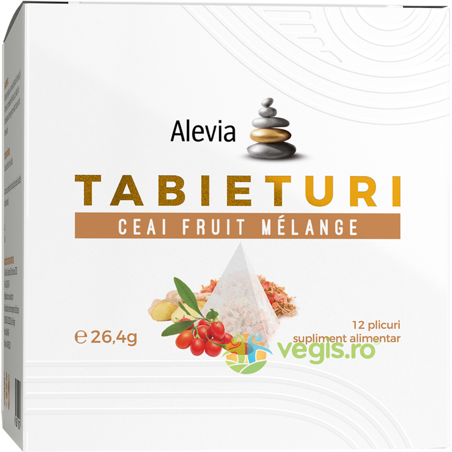 Oferte la Tabieturi Ceai Fruit Melange 12 plicuri piramida
