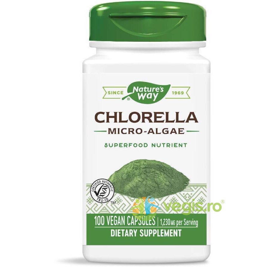 Oferte la Chlorella Micro-Alge 410mg 100cps Secom,