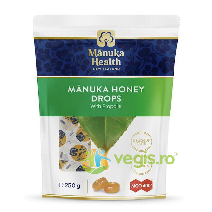 Oferte la Bomboane cu Miere de Manuka MGO™ 400+ si Propolis 250g