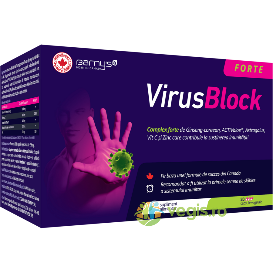 Oferte la VirusBlock Forte 20 cps vegetale Good Days Therapy,