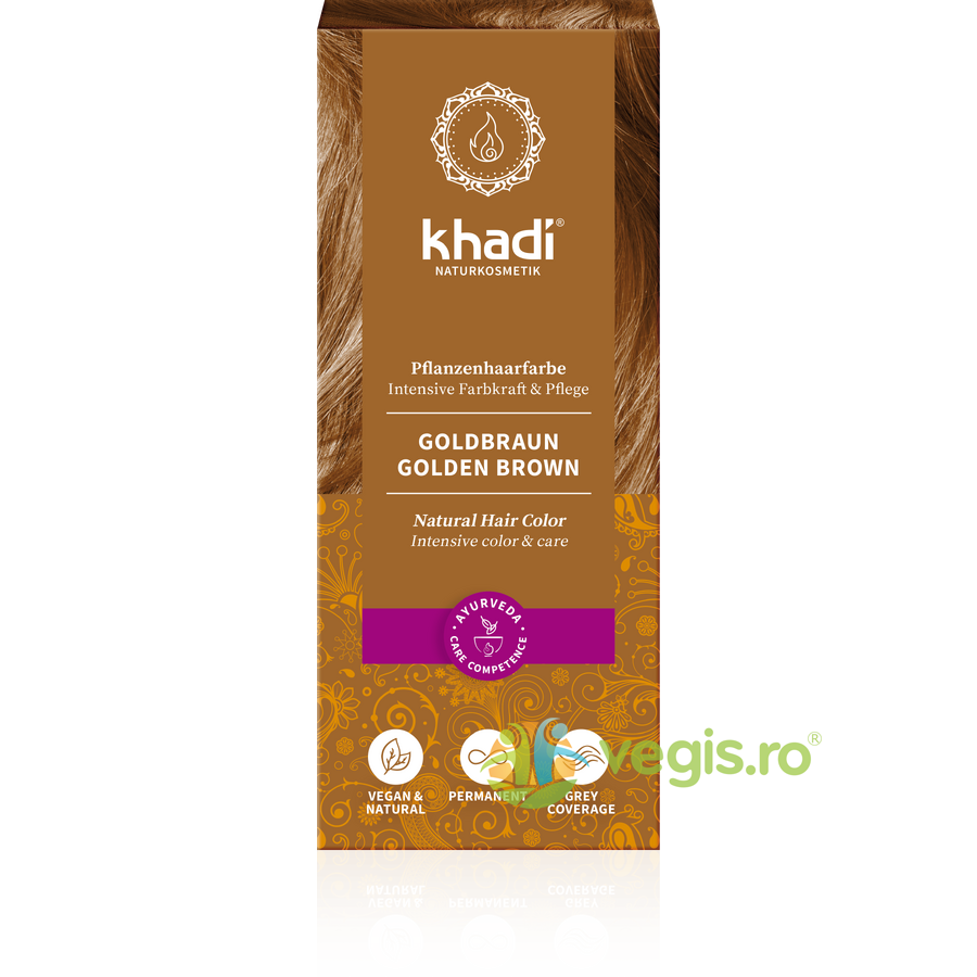 Oferte la Vopsea de Par Naturala Saten Auriu 100g