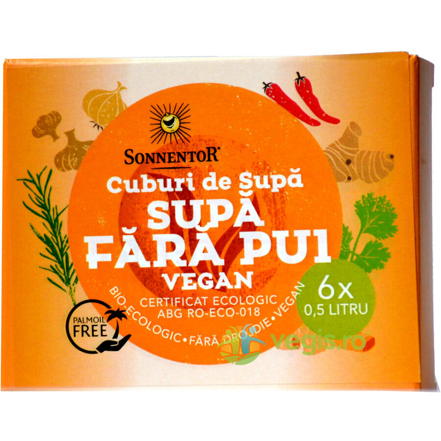 Oferte la Cub de Supa fara Pui Vegan Ecologic/Bio 6 cuburi