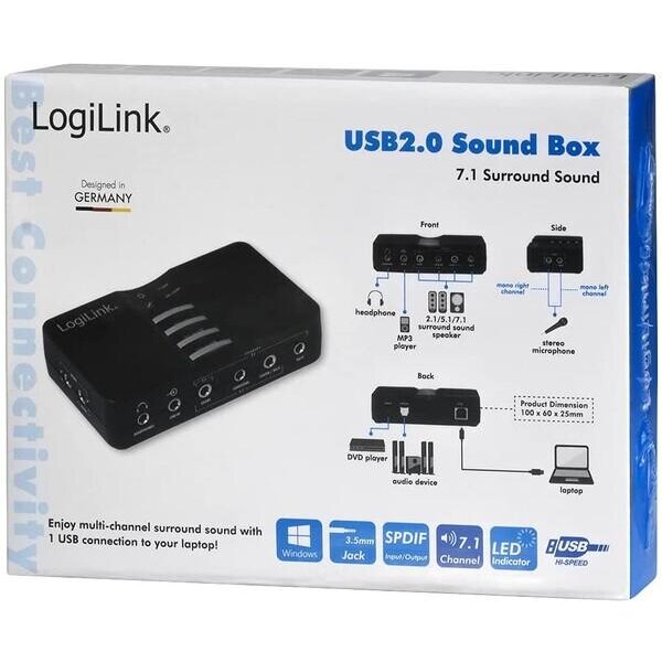 Oferte la Placa de sunet Sound Box UA0099, 7.1 canale, USB